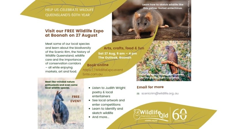 Wildlife Queensland Scenic Rim 60-year event