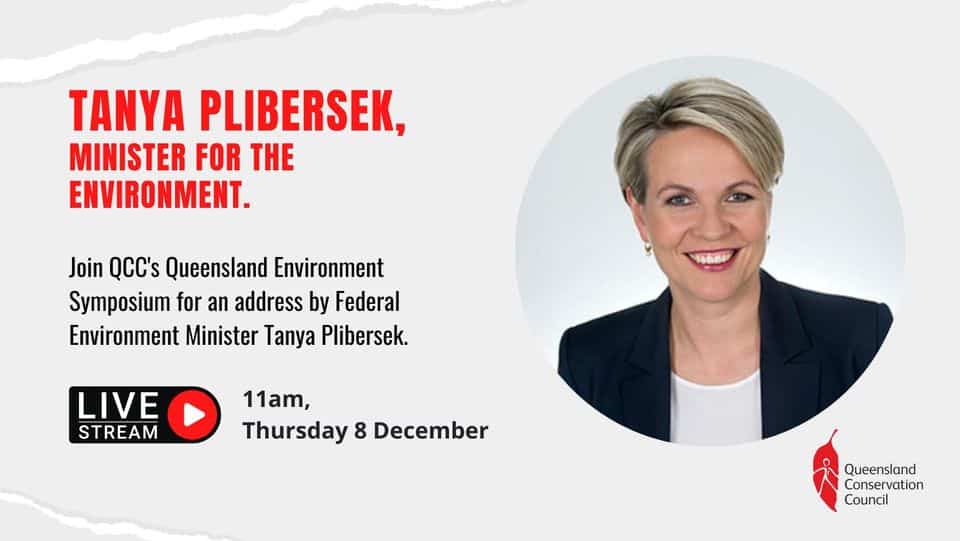 Environment Minister Tanya Plibersek at the Qld Environment Symposium